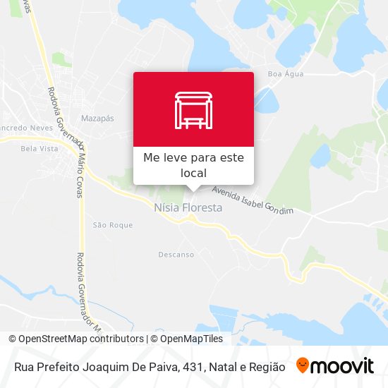 Rua Prefeito Joaquim De Paiva, 431 mapa
