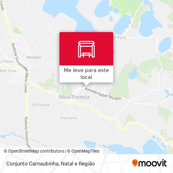 Conjunto Carnaubinha mapa