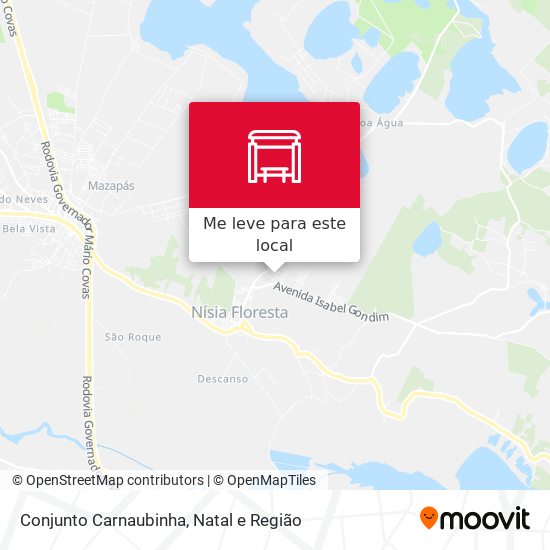 Conjunto Carnaubinha mapa