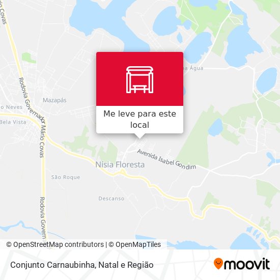 Conjunto Carnaubinha mapa