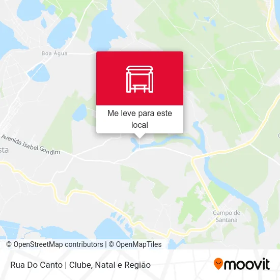 Rua Do Canto | Clube mapa