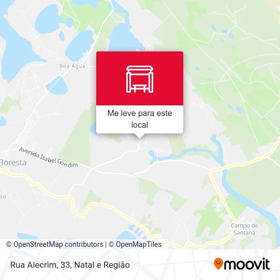 Rua Alecrim, 33 mapa