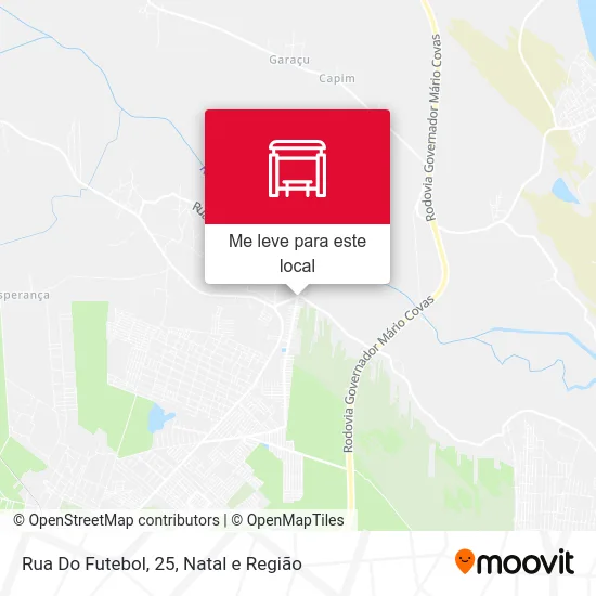Rua Do Futebol, 25 mapa