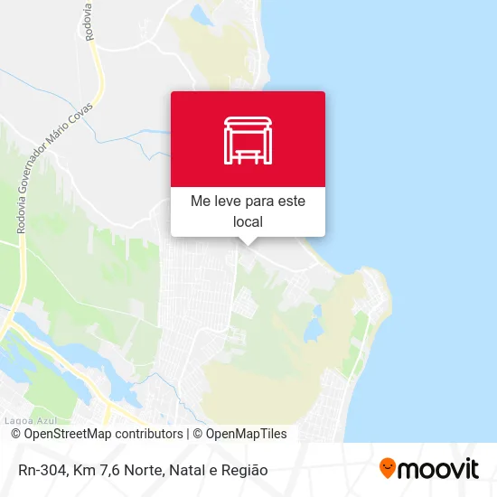 Rn-304, Km 7,6 Norte mapa