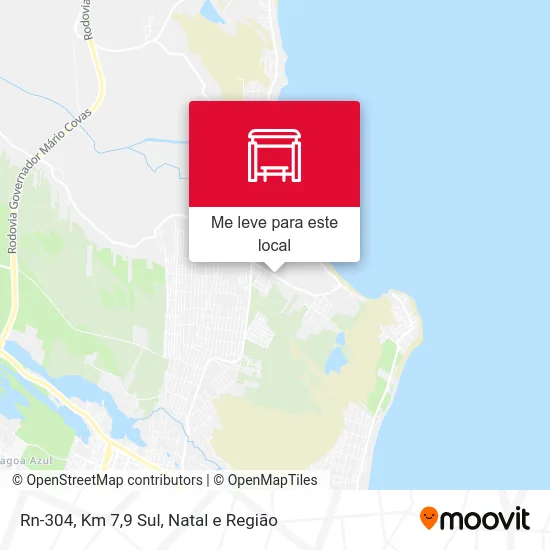 Rn-304, Km 7,9 Sul mapa