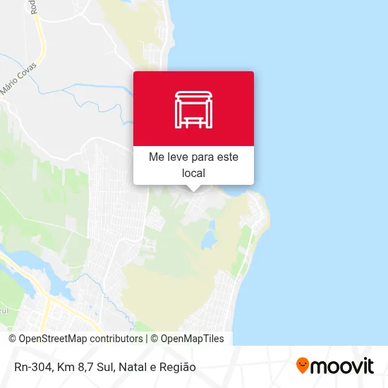 Rn-304, Km 8,7 Sul mapa