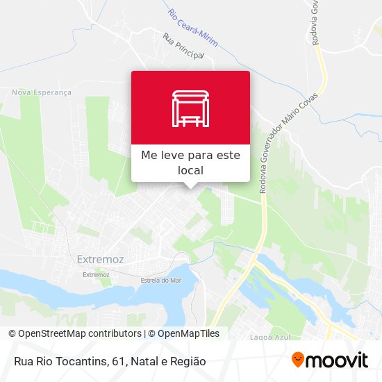 Rua Rio Tocantins, 61 mapa