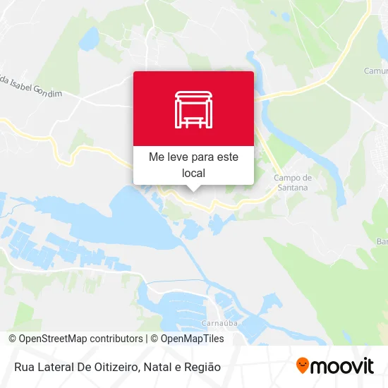 Rua Lateral De Oitizeiro mapa