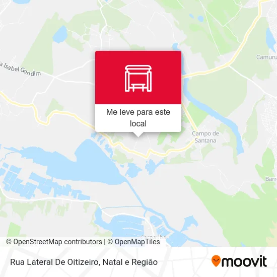 Rua Lateral De Oitizeiro mapa