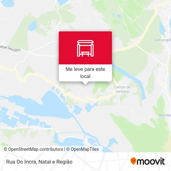 Rua Do Incra mapa