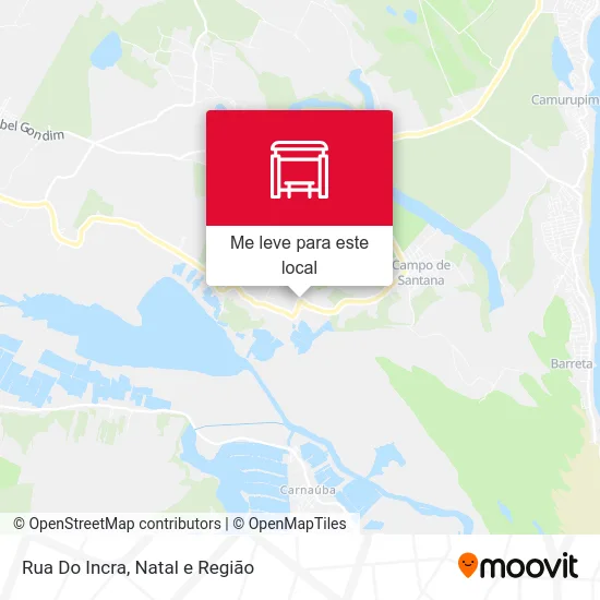 Rua Do Incra mapa