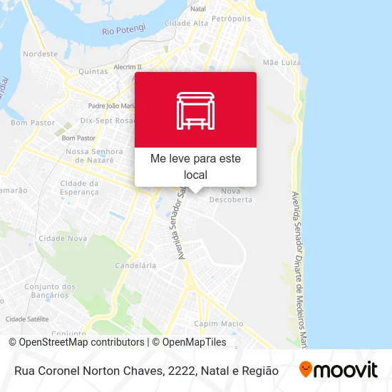 Rua Coronel Norton Chaves, 2222 mapa