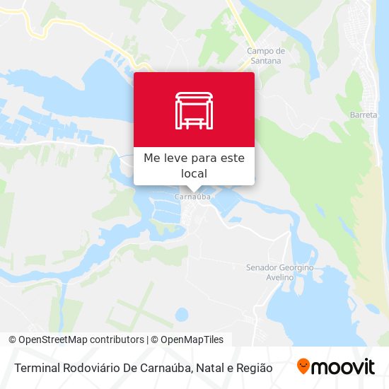 Terminal Rodoviário De Carnaúba mapa