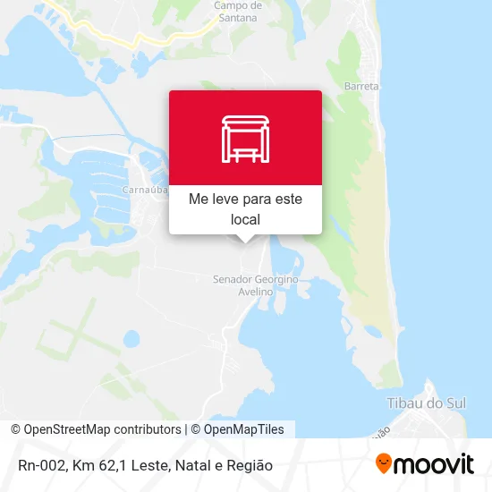 Rn-002, Km 62,1 Leste mapa