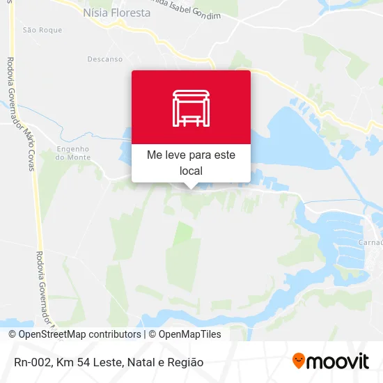 Rn-002, Km 54 Leste mapa