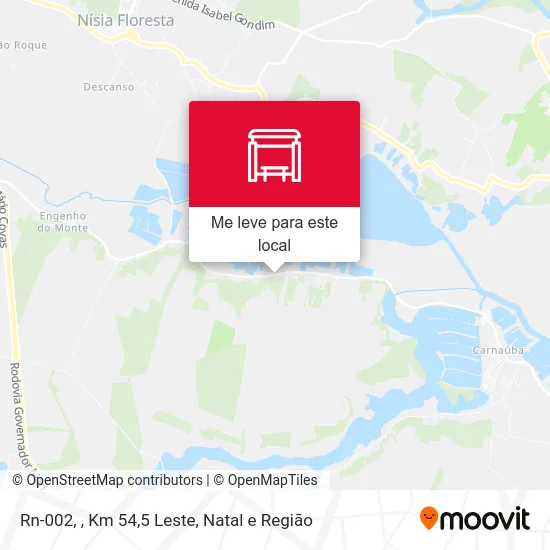 Rn-002, , Km 54,5 Leste mapa