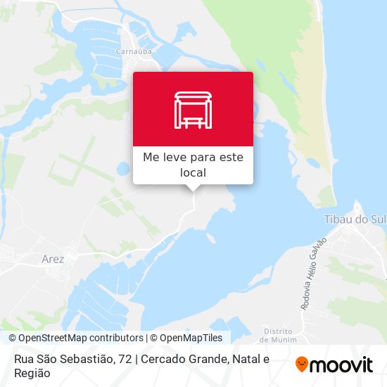 Rua São Sebastião, 72 | Cercado Grande mapa