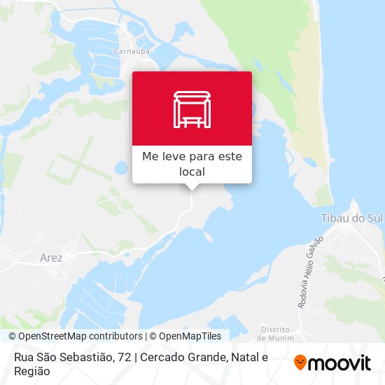 Rua São Sebastião, 72 | Cercado Grande mapa