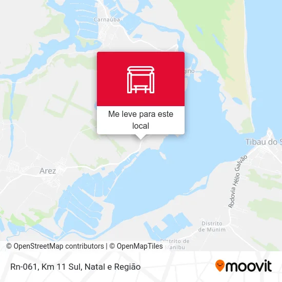 Rn-061, Km 11 Sul mapa