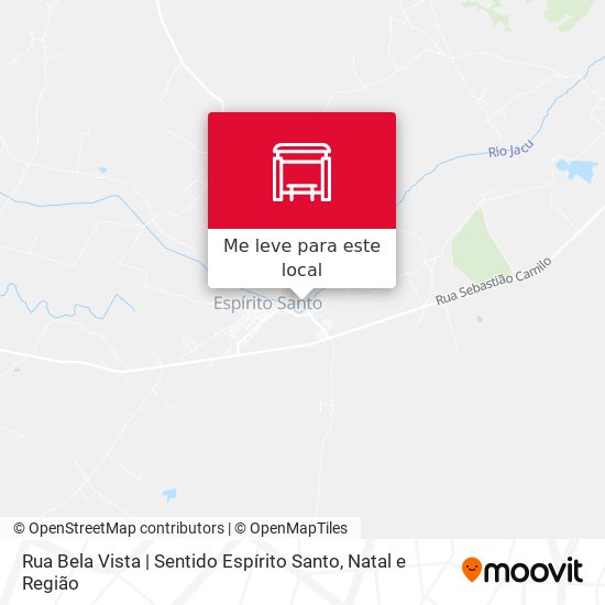 Rua Bela Vista | Sentido Espírito Santo mapa