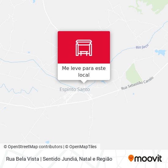 Rua Bela Vista | Sentido Jundiá mapa
