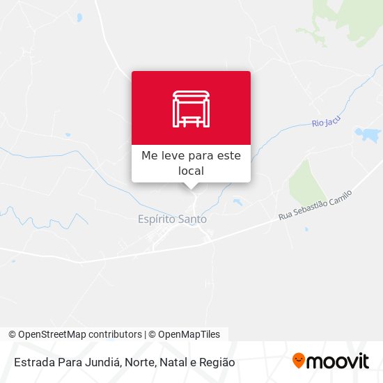Estrada Para Jundiá, Norte mapa