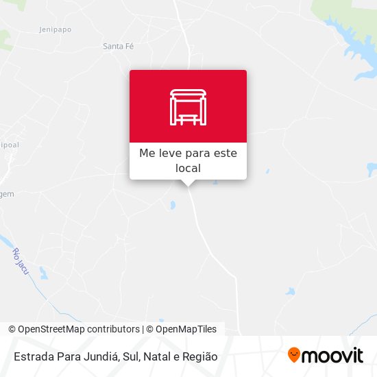 Estrada Para Jundiá, Sul mapa