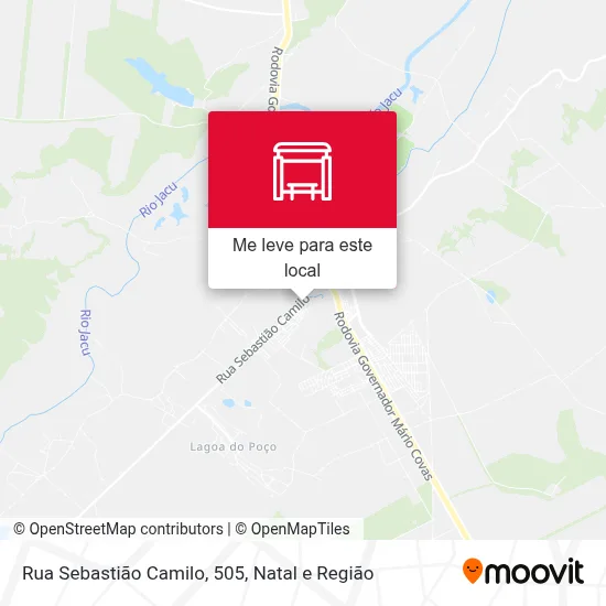 Rua Sebastião Camilo, 505 mapa