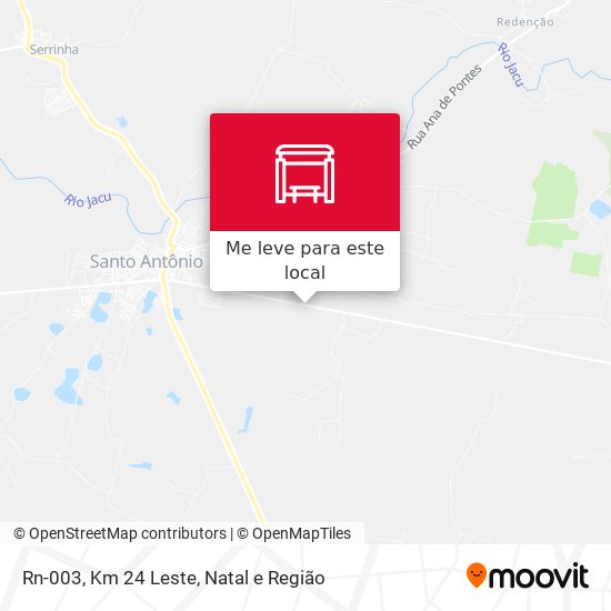 Rn-003, Km 24 Leste mapa