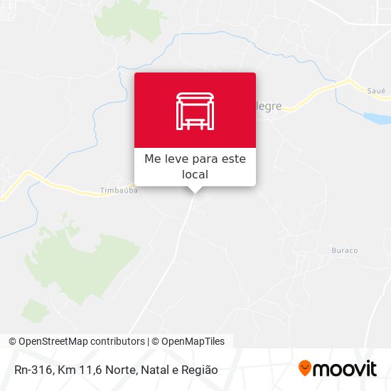 Rn-316, Km 11,6 Norte mapa
