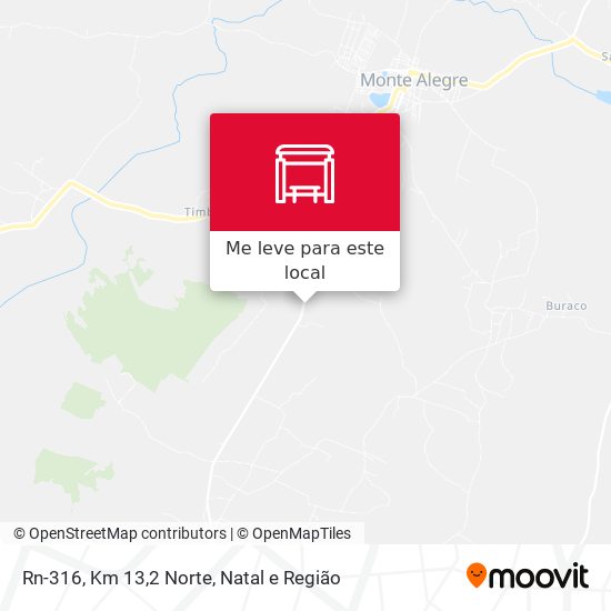 Rn-316, Km 13,2 Norte mapa