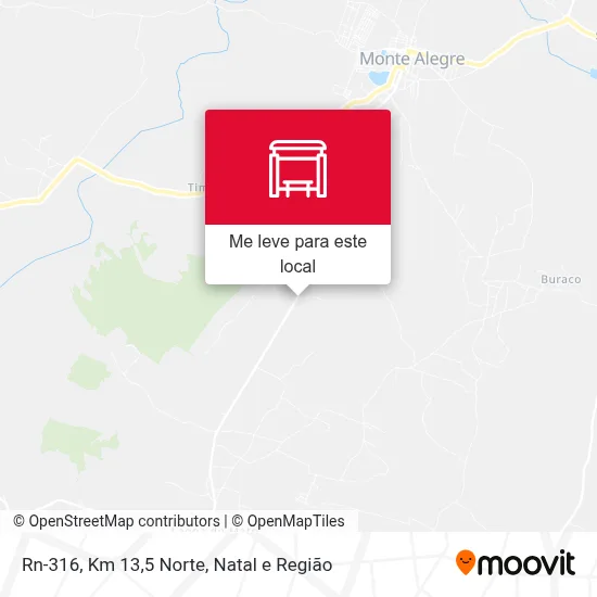 Rn-316, Km 13,5 Norte mapa
