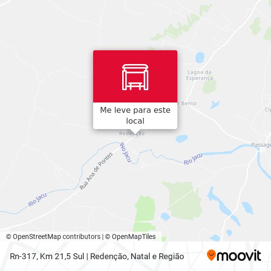 Rn-317, Km 21,5 Sul | Redenção mapa