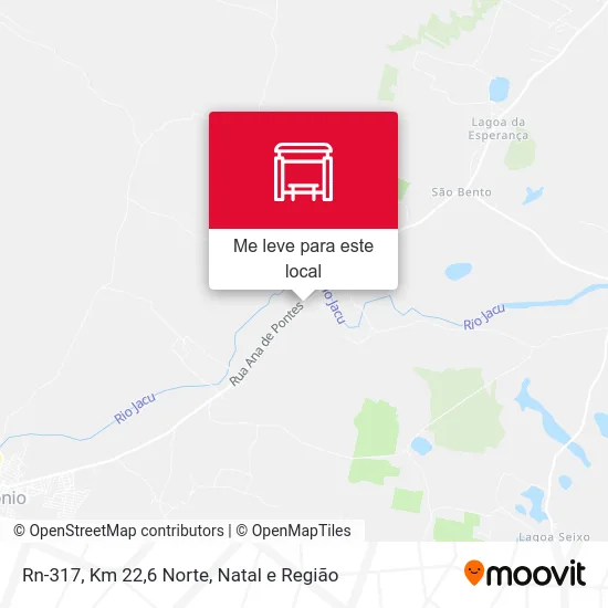 Rn-317, Km 22,6 Norte mapa