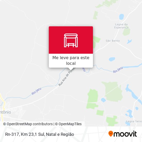 Rn-317, Km 23,1 Sul mapa