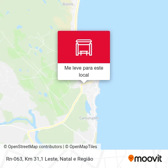Rn-063, Km 31,1 Leste mapa