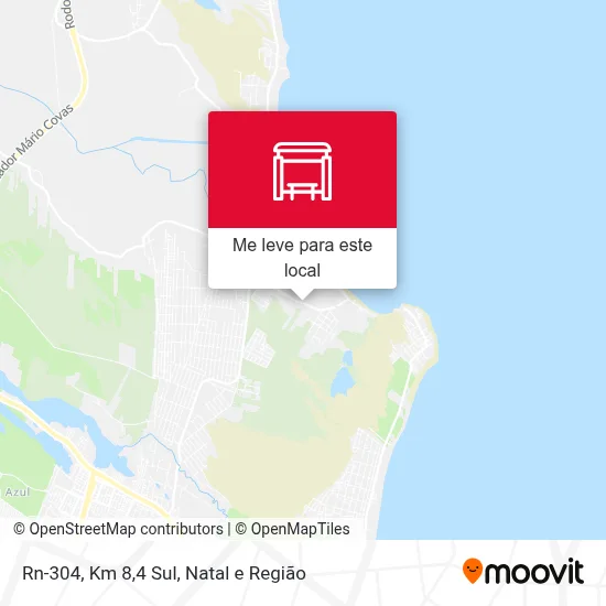 Rn-304, Km 8,4 Sul mapa