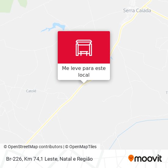 Br-226, Km 74,1 Leste mapa