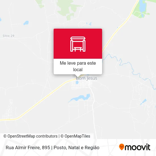 Rua Almir Freire, 895 | Posto mapa