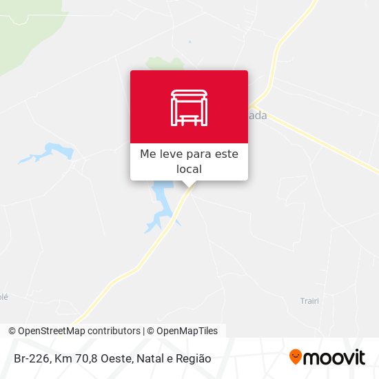 Br-226, Km 70,8 Oeste mapa
