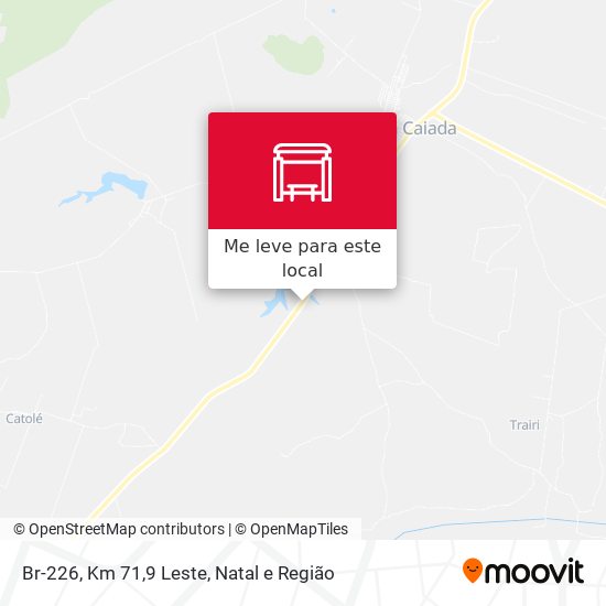 Br-226, Km 71,9 Leste mapa