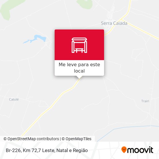 Br-226, Km 72,7 Leste mapa