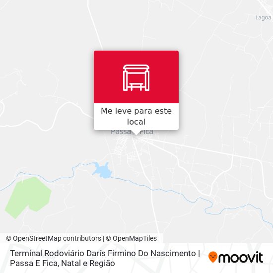 Terminal Rodoviário Darís Firmino Do Nascimento | Passa E Fica mapa