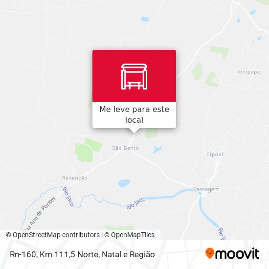Rn-160, Km 111,5 Norte mapa