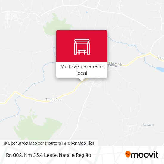 Rn-002, Km 35,4 Leste mapa
