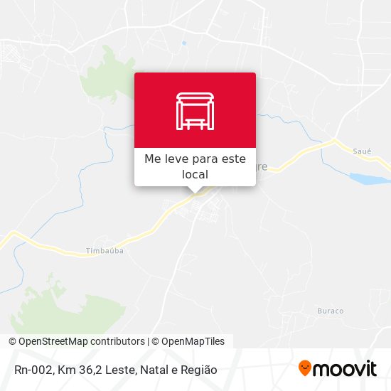 Rn-002, Km 36,2 Leste mapa