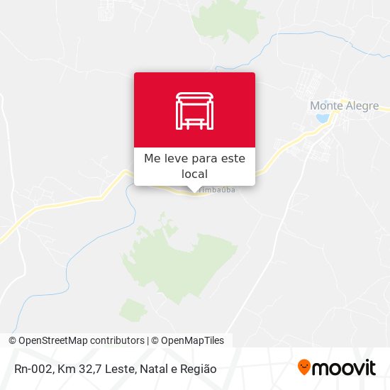 Rn-002, Km 32,7 Leste mapa