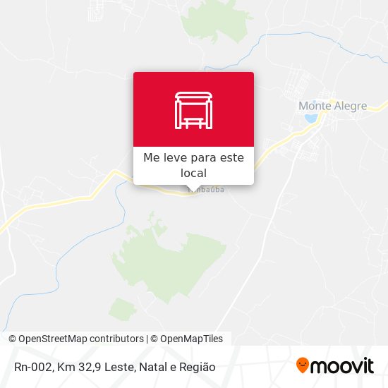 Rn-002, Km 32,9 Leste mapa