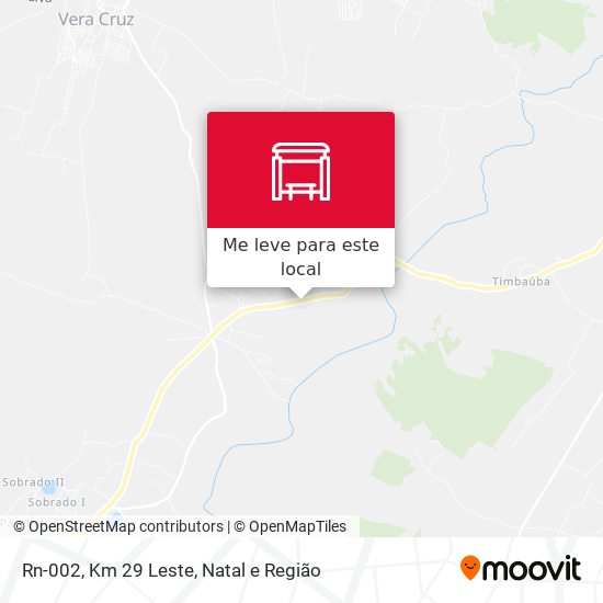 Rn-002, Km 29 Leste mapa