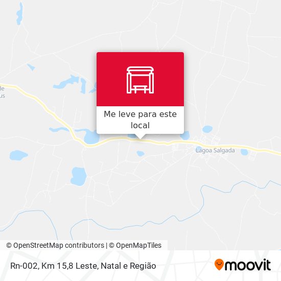 Rn-002, Km 15,8 Leste mapa
